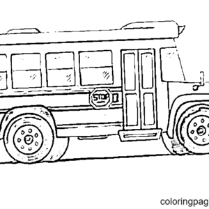 School bus coloring pages printable for free download