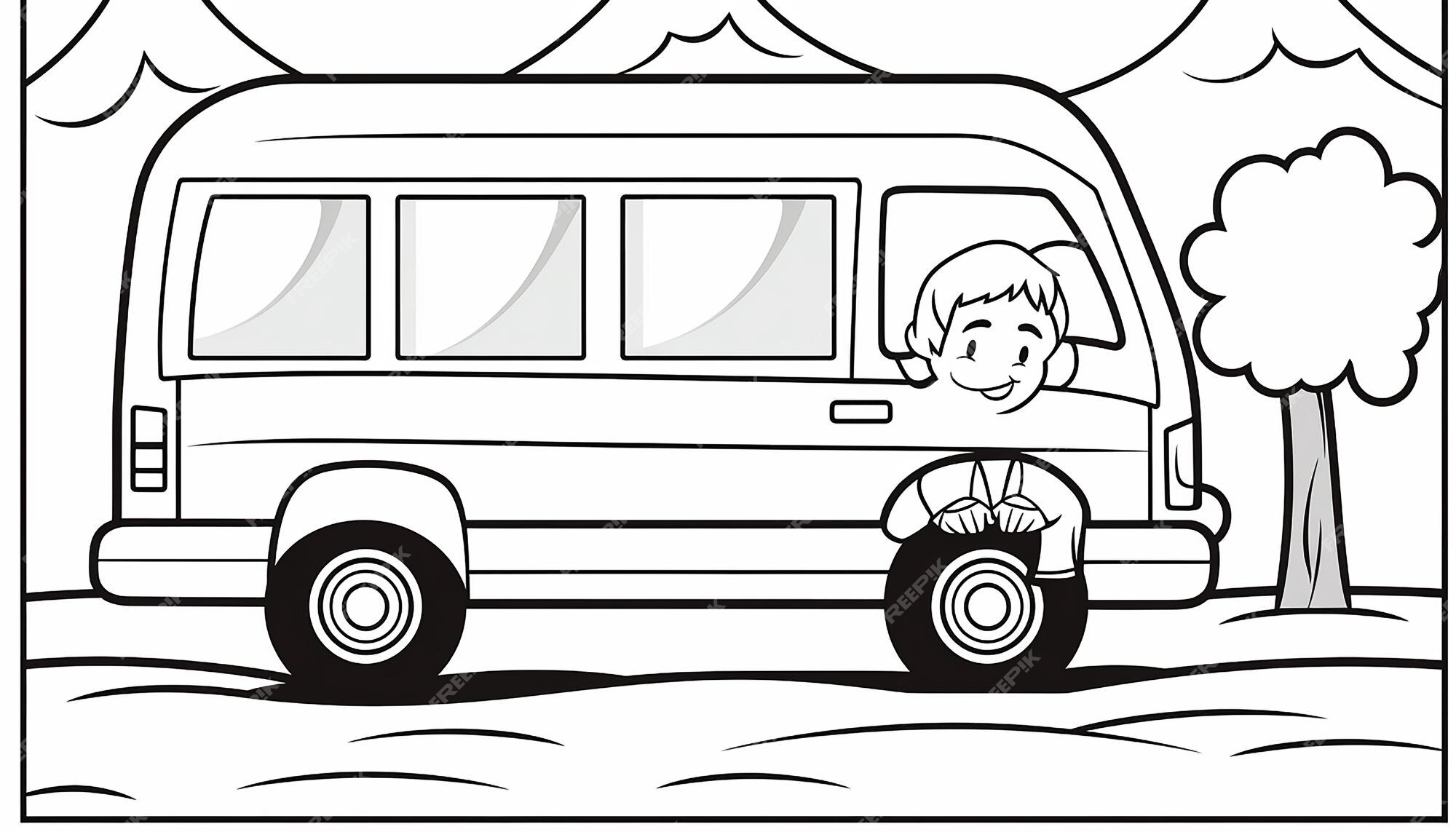 Page coloring bus images