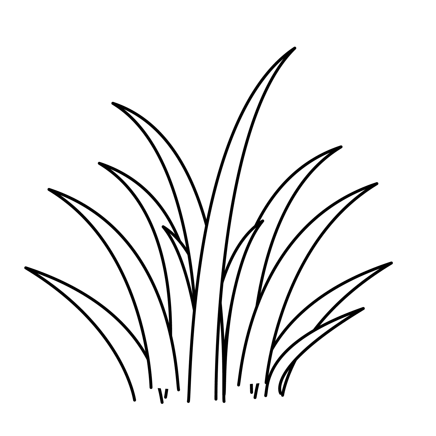 Pictures of fence and grass to color and print printablecolouringpageshrubs bushes colouring pages flower coloring pages grass drawing grass clipart