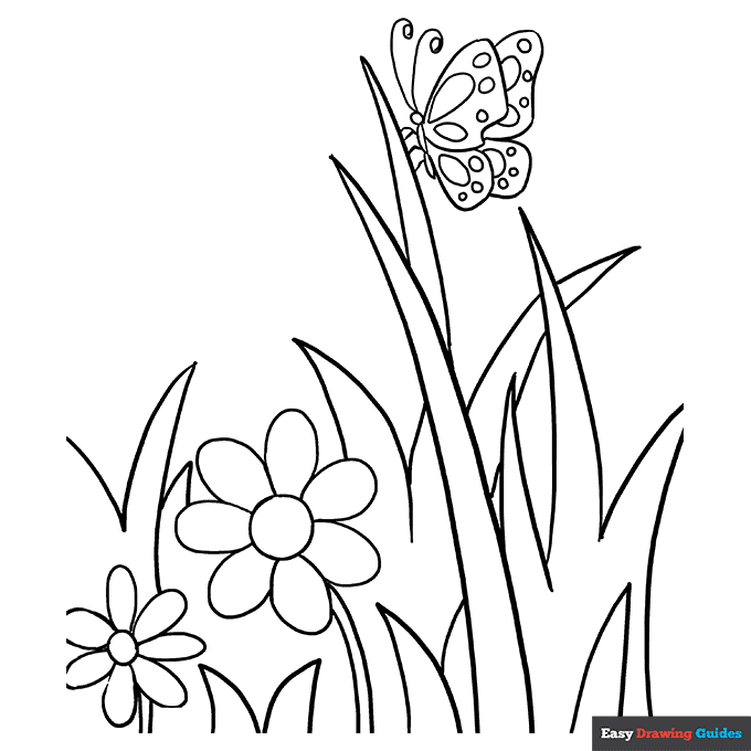 Free printable flower coloring pages for kids
