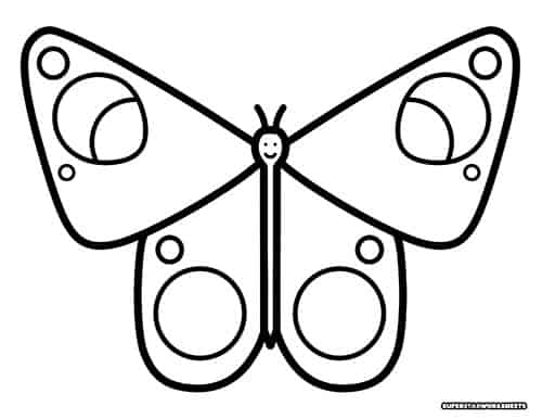 Butterfly coloring pages
