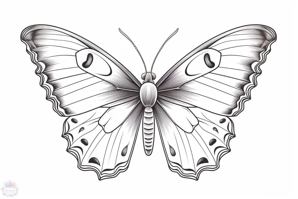 Butterfly coloring pages