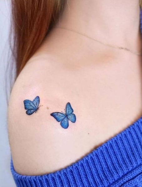 Beautiful butterfly tattoo designs meaning