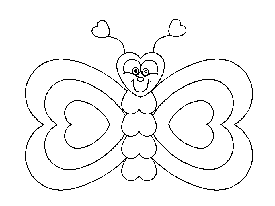 Free printable butterfly coloring pages for kids