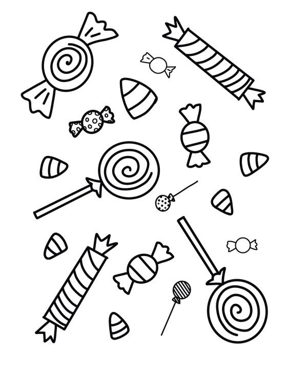 Free printable halloween coloring pages for kids