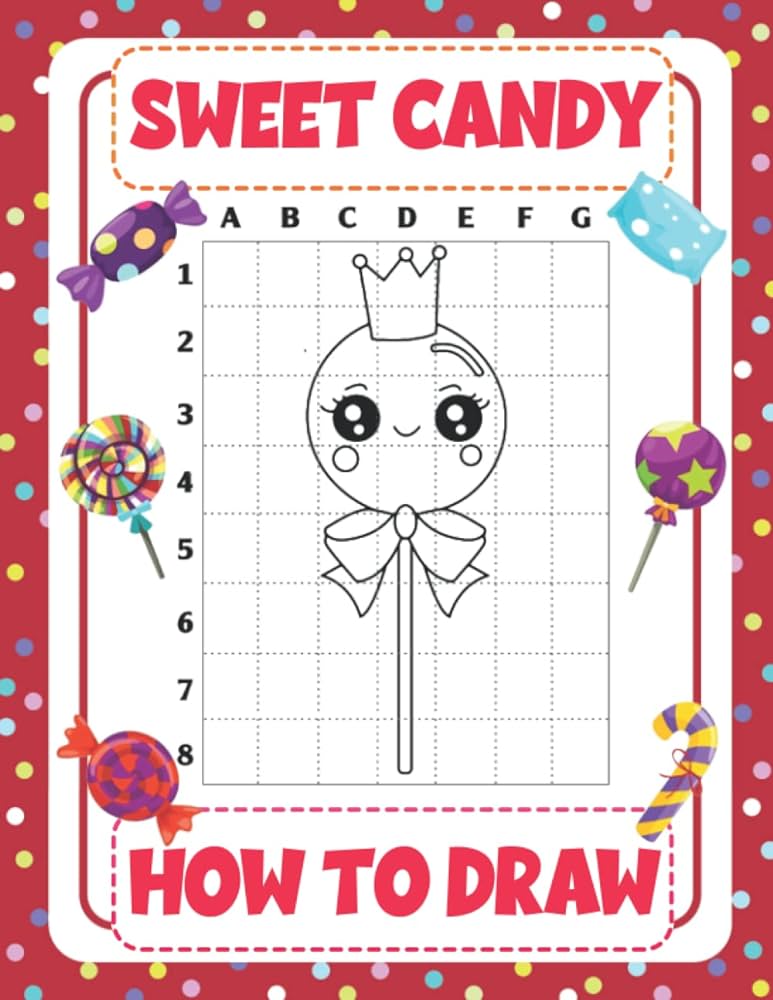 How to draw sweet candy easy and simple drawing with step