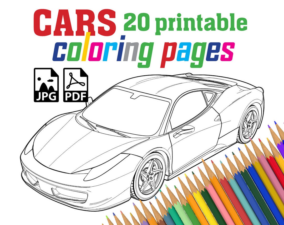 Cars coloring pages cars coloring book coloring pages cars printable car coloring pages automobile coloring book jpg png pdf