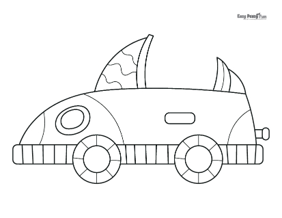 Car coloring pages