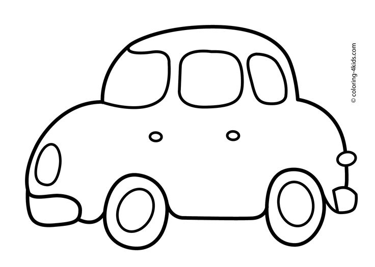 Simple car transportation coloring pages for kids printable free easy coloring pages coloring pages for boys preschool coloring pages
