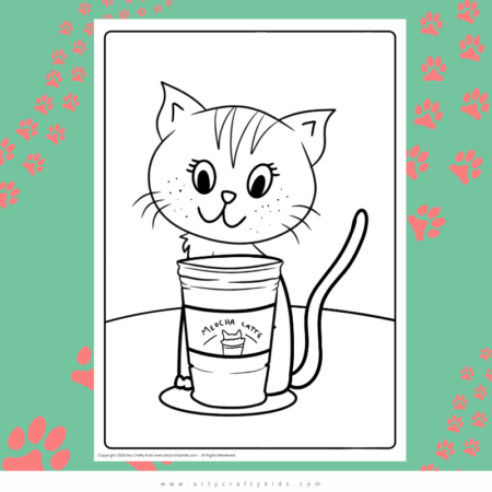 Cat coloring pages for kids arty crafty kids