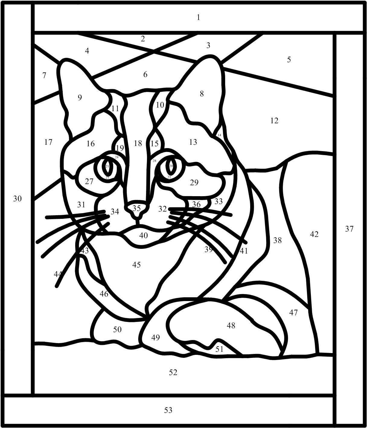 Pin by mosaicartsupply on mosaic patterns stained glass quilt cat stain stained glass patterns