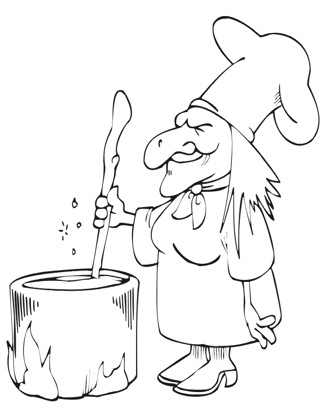 Witch coloring pages free printables for kids