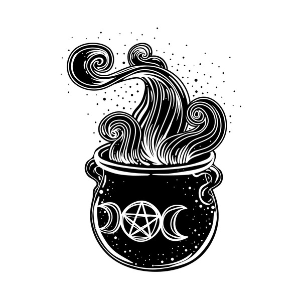 Thousand cauldron drawing royalty