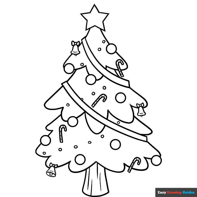 Free printable tree coloring pages for kids