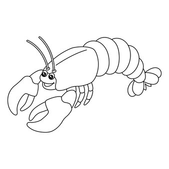 Page crayfish coloring pages drawing kids images