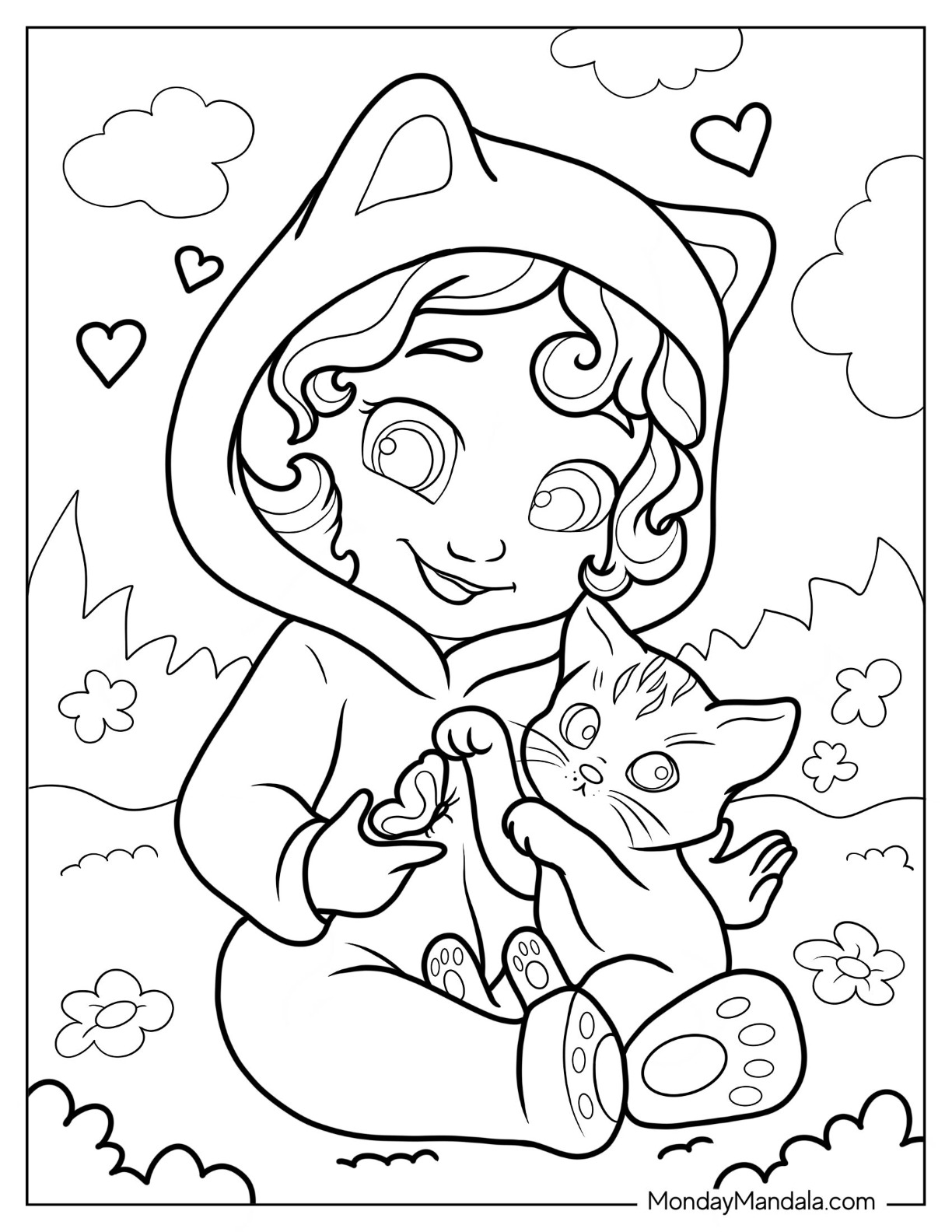 Cute coloring pages free pdf printables