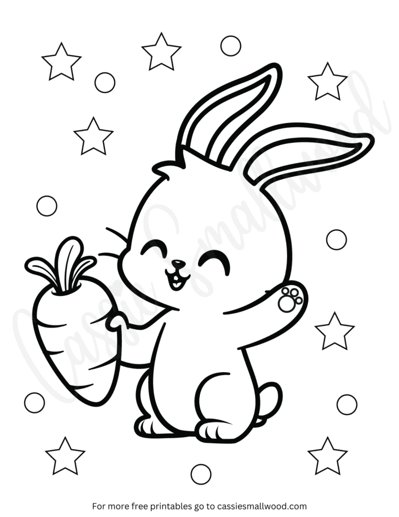 Cutest easter coloring pages free printable