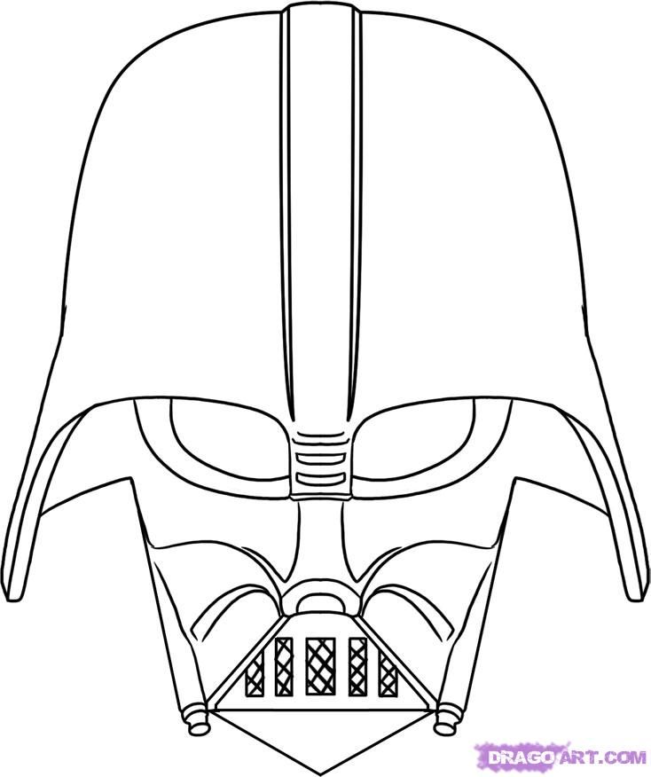 How to draw vader step by step star wars characters draw star wars sci