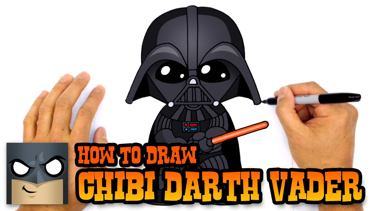 How to draw star wars darth vader