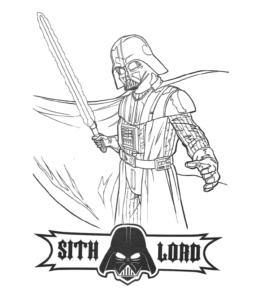 Star wars coloring pages playing learning