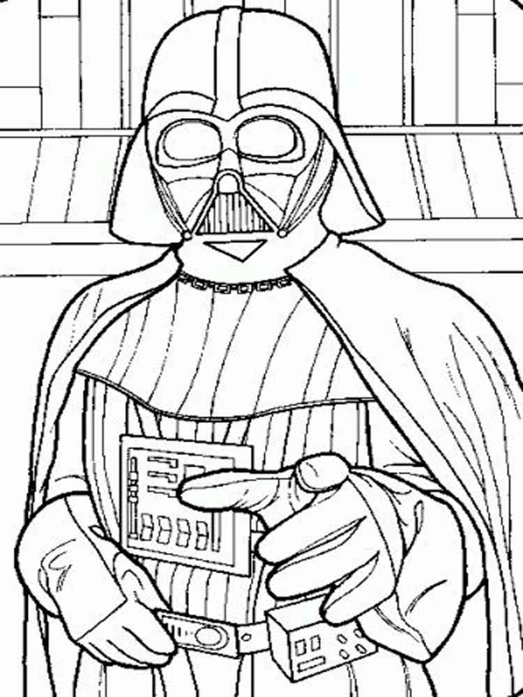 Darth vader coloring pages