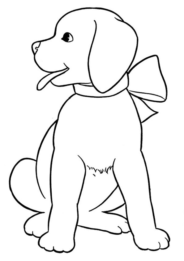 Coloring pages dog coloring page for kids