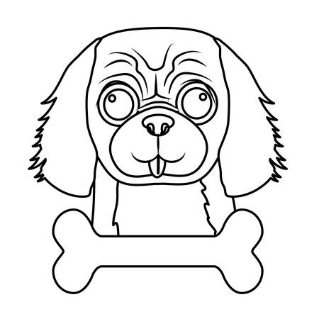 Dog coloring page stock illustrations cliparts and royalty free dog coloring page vectors