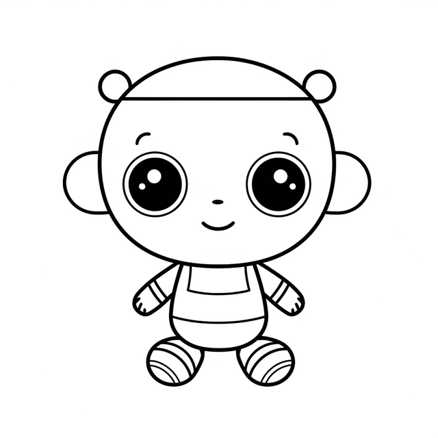 Doll key coloring page print kids drawing for girls outline sketch vector key drawing key outline key sketch png and vector with transparent background for free download