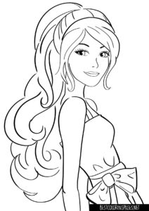 Barbie coloring pages