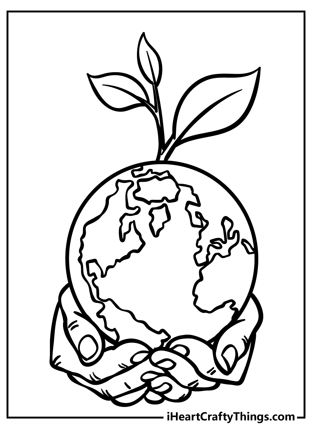 Earth coloring pages free printables