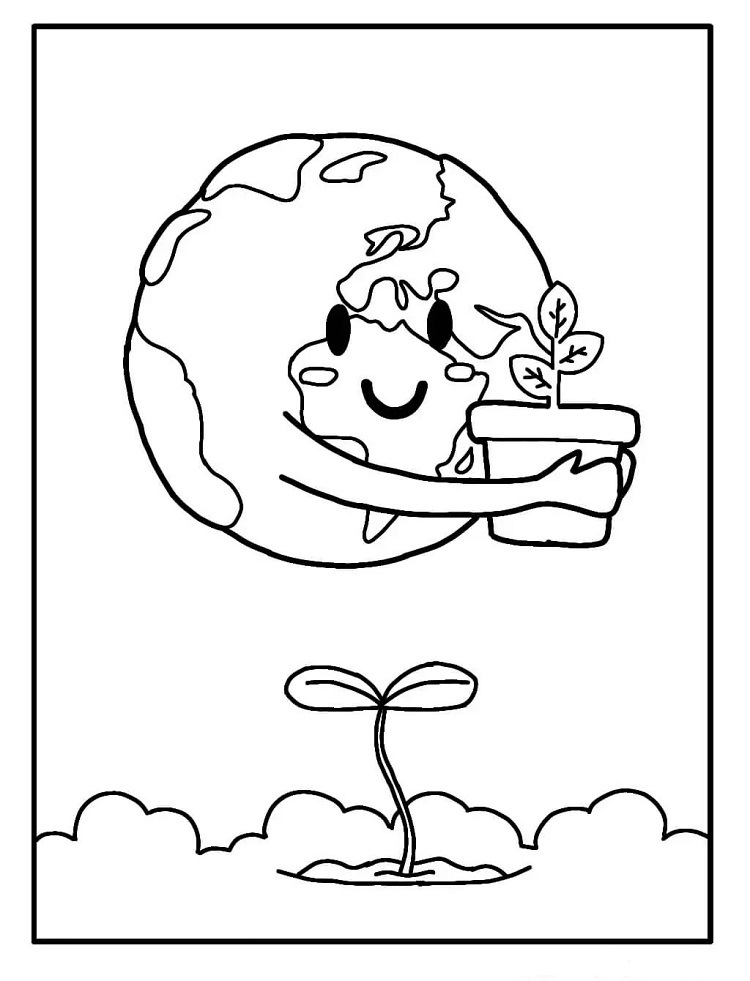 Earth day coloring pages for all ages celebrating our pla
