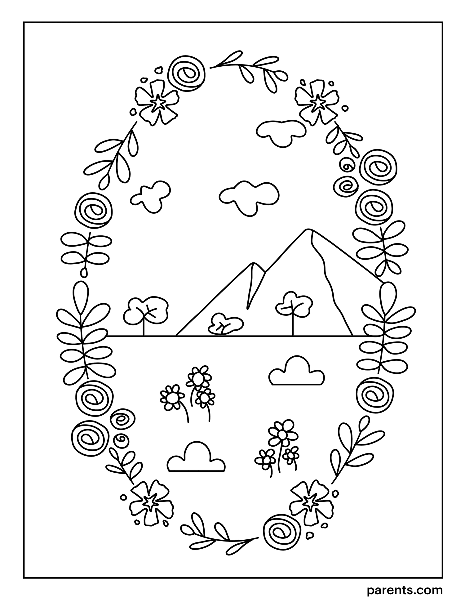 Free earth day coloring pages for kids