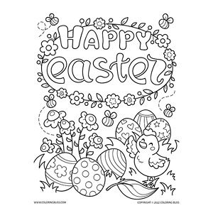 Download heart touching easter coloring pages and books