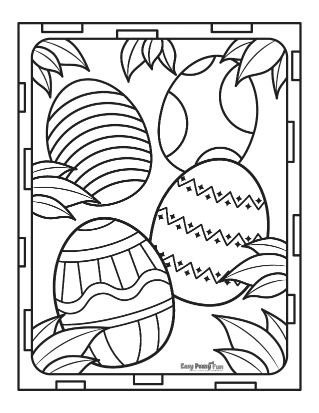 Easter egg coloring pages â printable coloring pages
