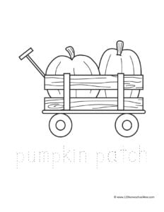 Free simple fall coloring pages