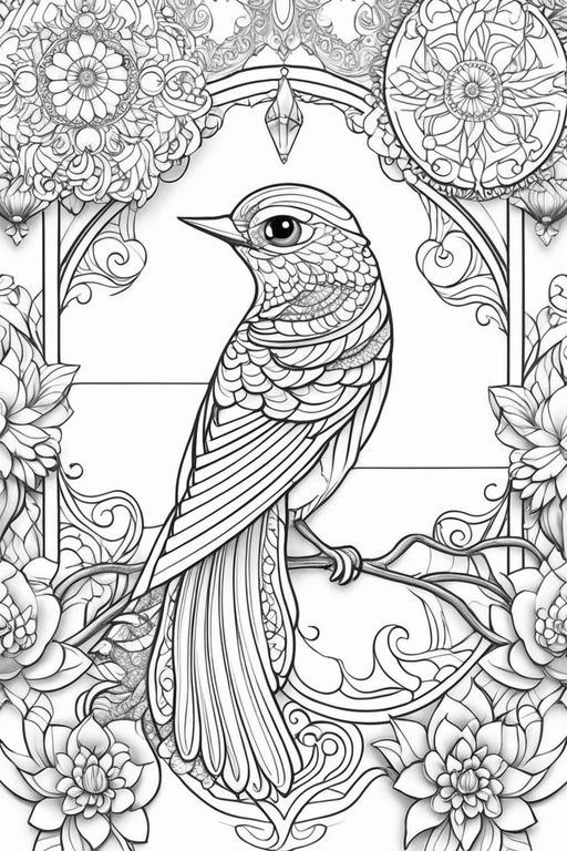 Birds feathers detailed