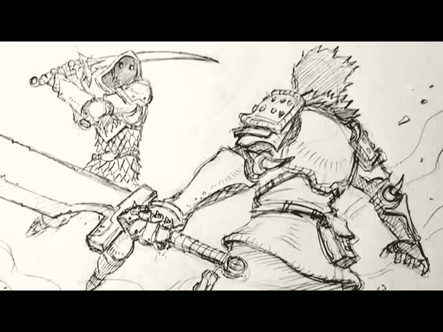 How to draw fight scenes