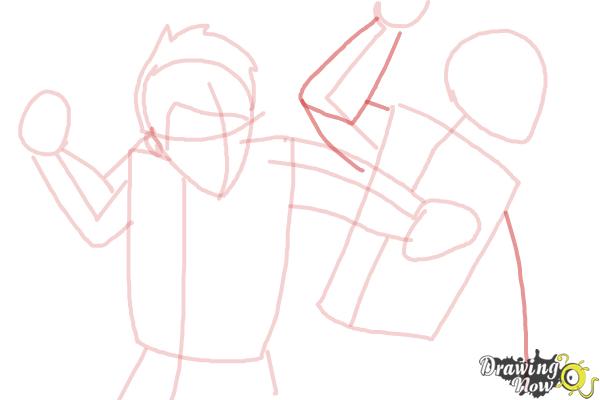 How to draw a fight scene