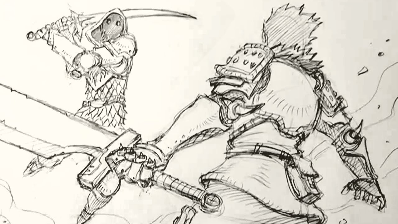 How to draw fight scenes