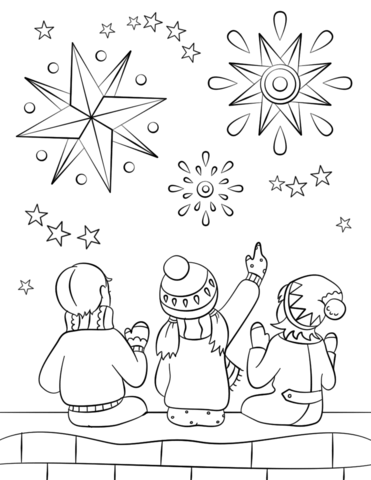 Firework night coloring page free printable coloring pages