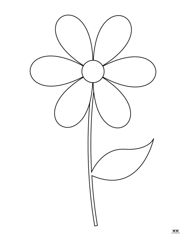 Flower coloring pages