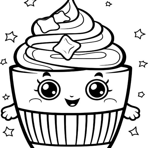 Kawaii food coloring book adorable relaxing easy kawaii food and drinks made by teachers