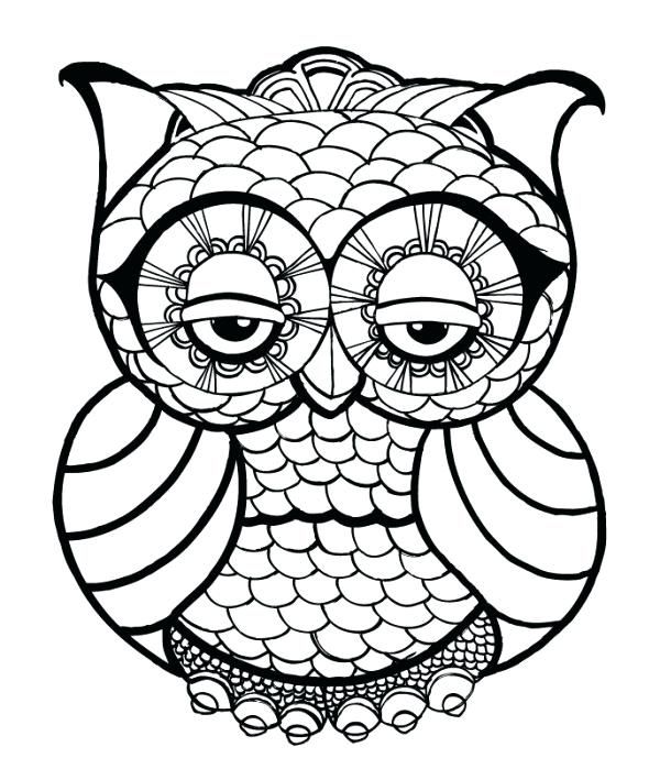 Easy coloring pages for adults