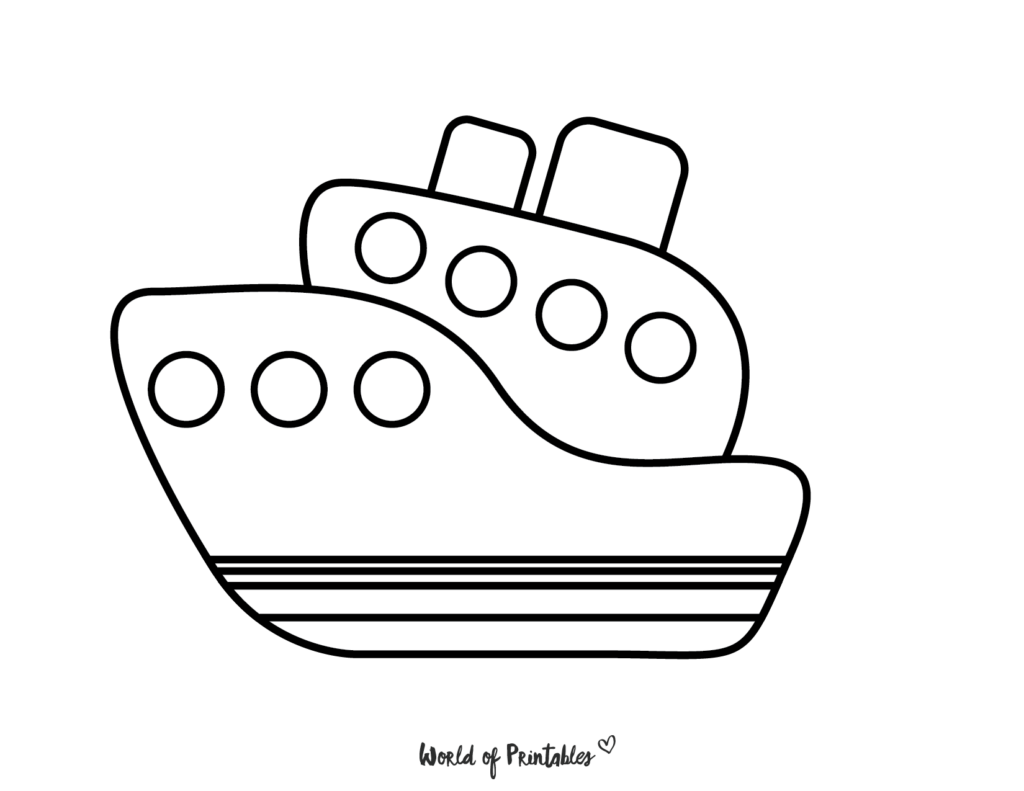 Easy coloring pages for kids