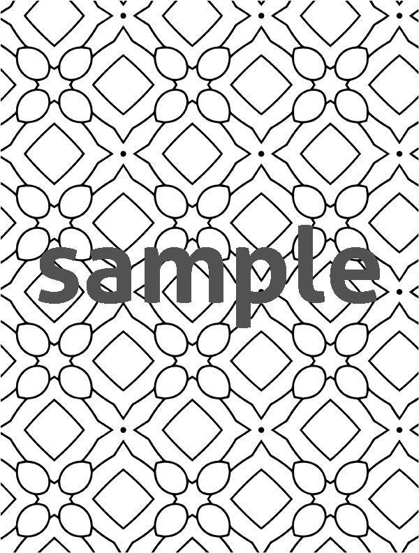 Geometric coloring pages