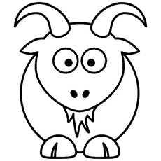 Top free printable goat coloring pages online