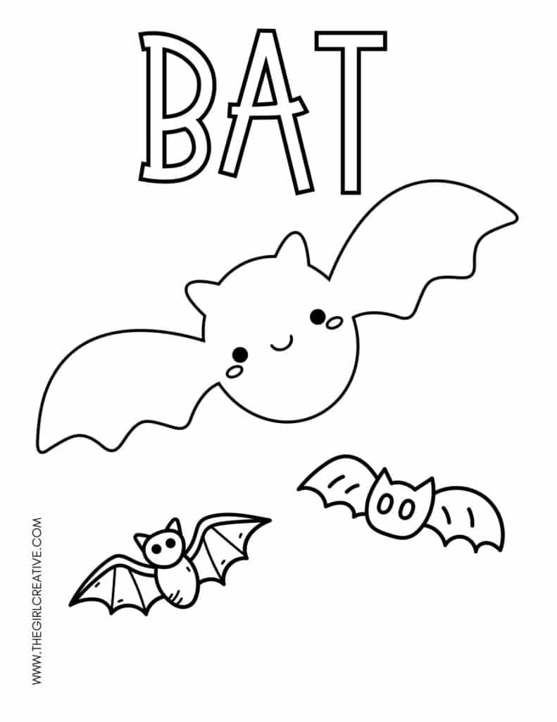 Easy halloween coloring pages