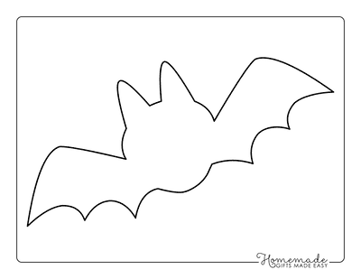 Free printable bat templates for halloween crafts