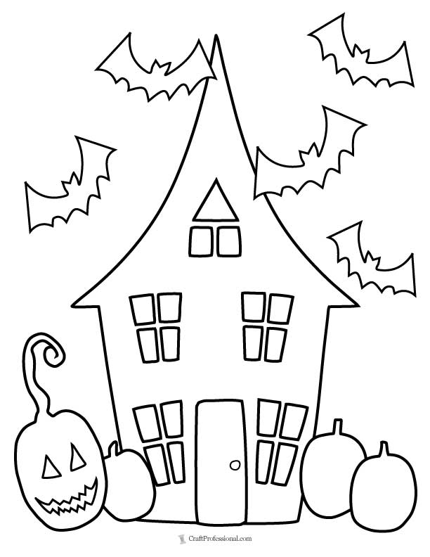 Halloween coloring pages for adults kids