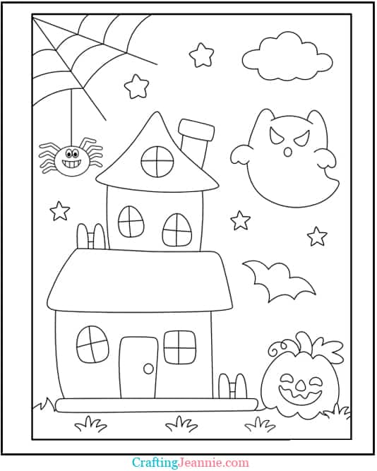 Free halloween coloring pages